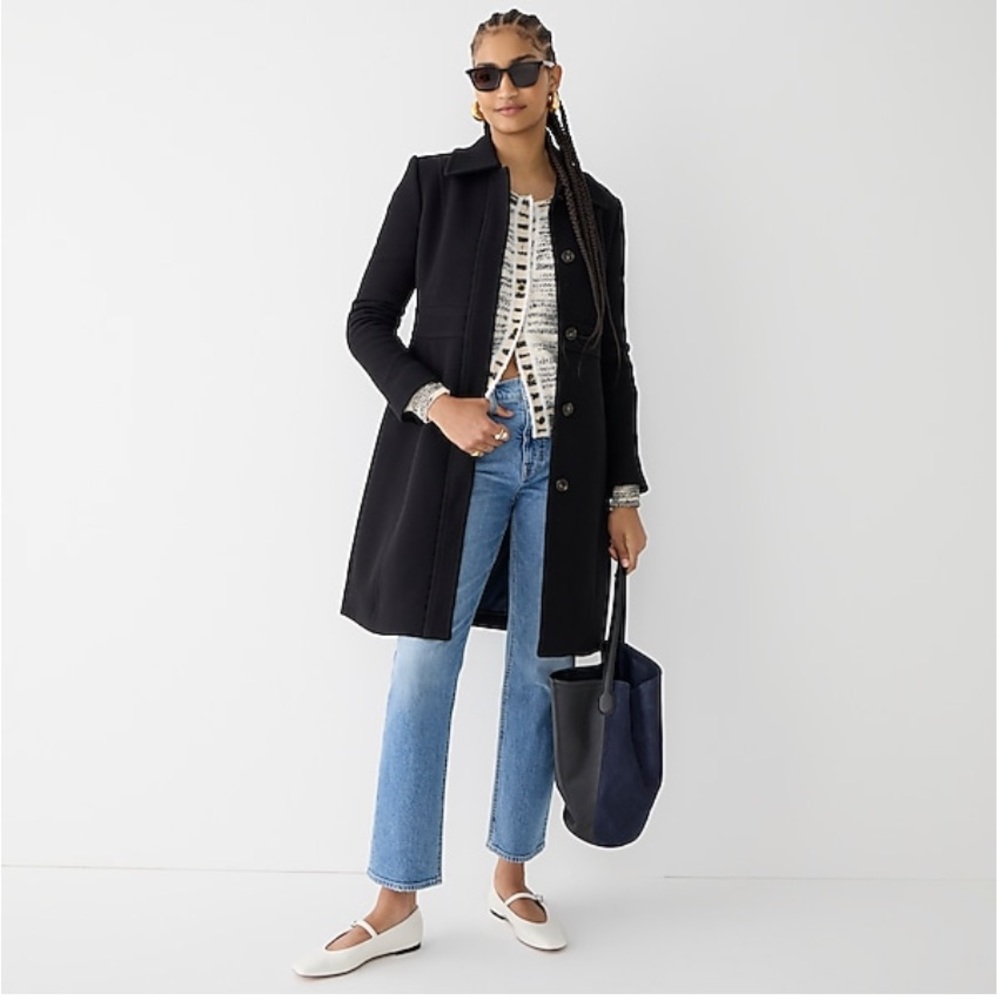 J Crew wool blend topcoat